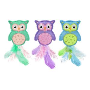 Felt Owl Toy for Cats  Multipet